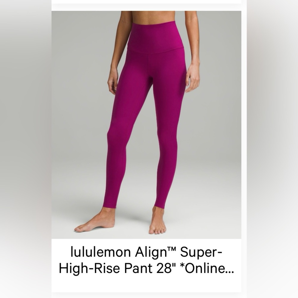 Lululemon Align Super High-Rise Legging 28”